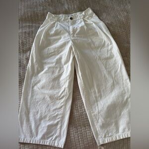 Urban Outfitters Off-White Wide-Leg Pants